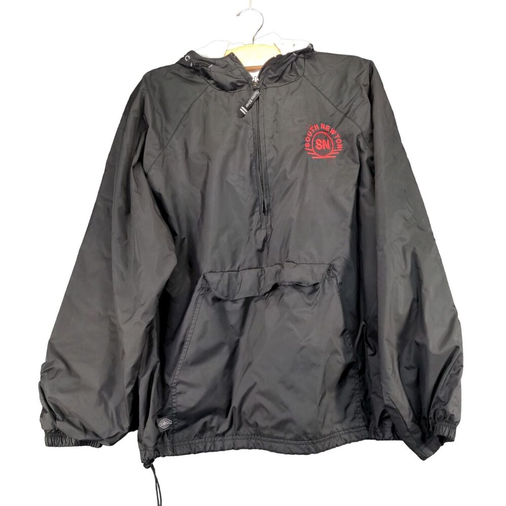 Charles River Apparel Jacket Mens Size M Black Embroidered Logo South Newton